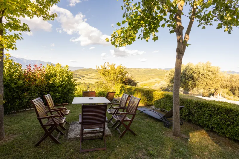 Giardino con vista sul Matese