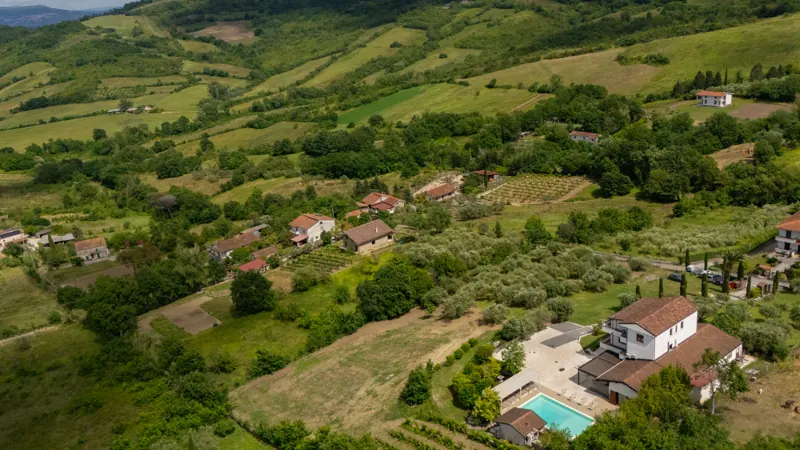 Le Colline Caiatine dall'alto