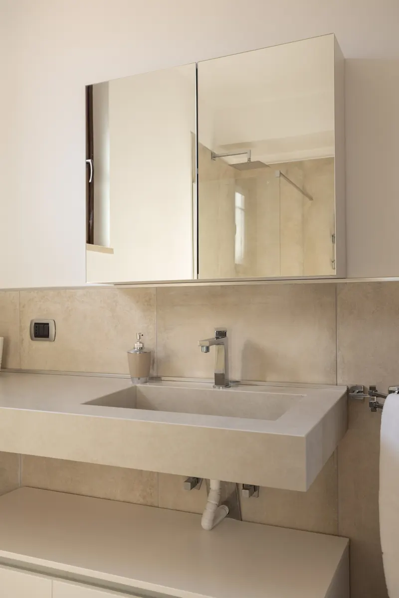 Primo piano: bagno